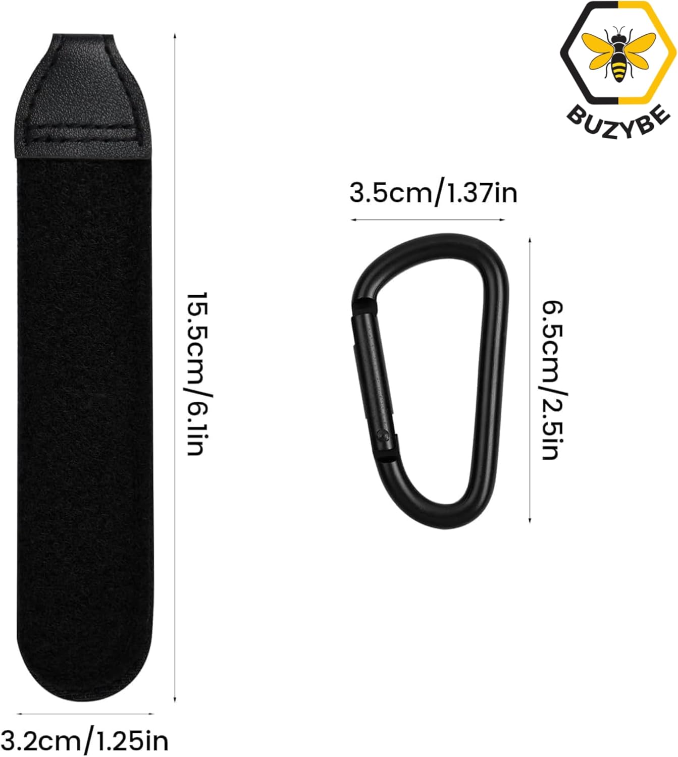 BuzyBe Upgraded Baby Stroller Hooks for Hanging – Heavy-Duty Clips for Diaper Bags, Shopping Bags & Convenient Yoyo Stroller Accessories Organizer Hook, 360° Rotatable, Valentine's Day Gift, 4-Pack