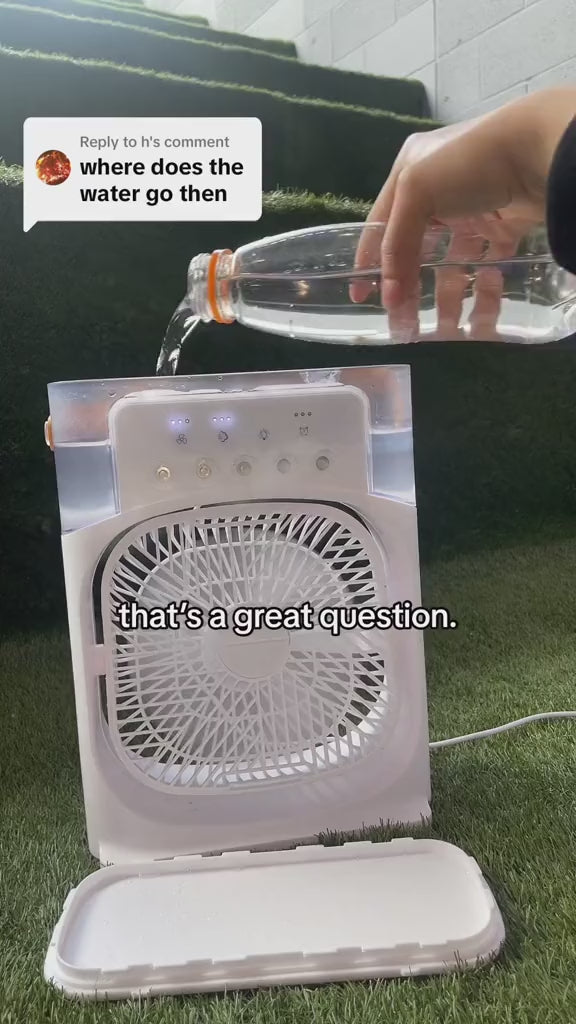 Cooling Fan With Ice